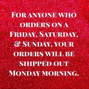 Shipping information!📦